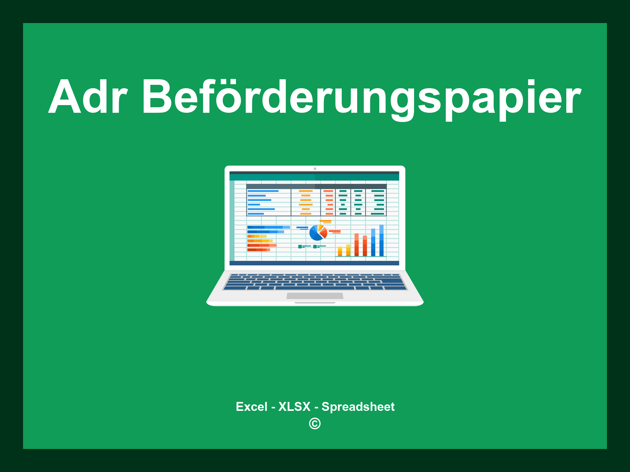 Adr Beförderungspapier Vorlage Excel