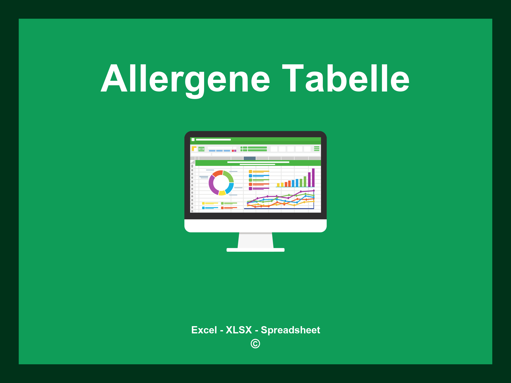 Allergene Tabelle Vorlage Excel