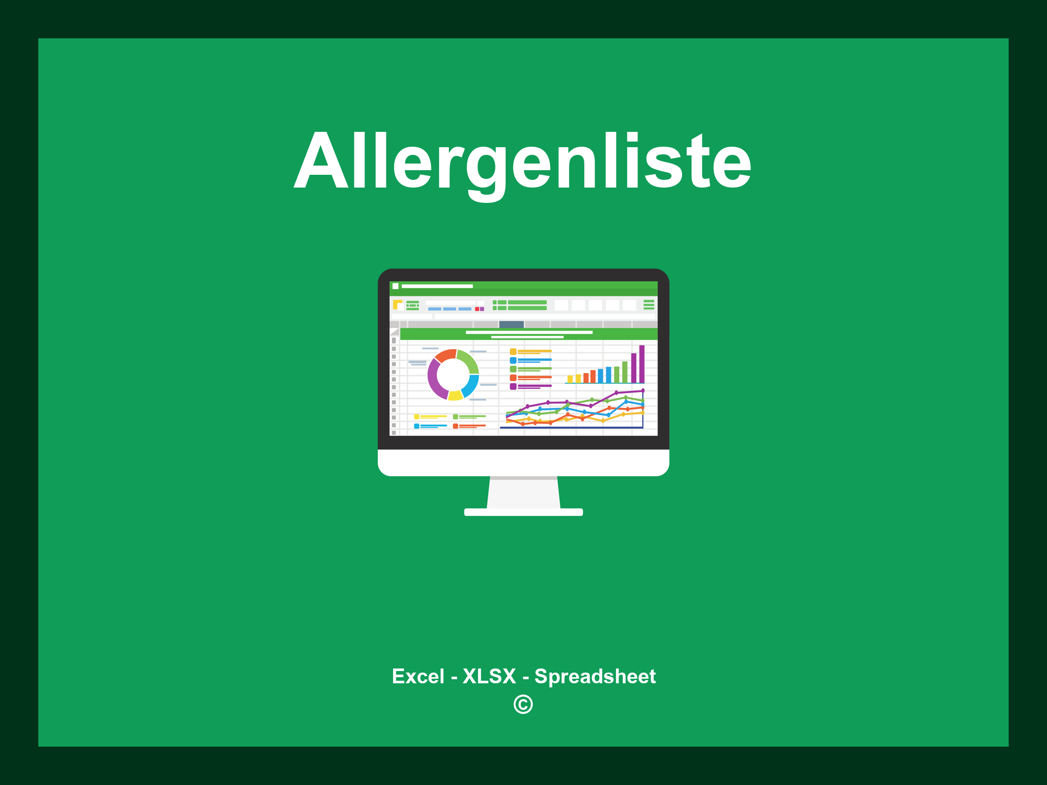 Allergenliste Vorlage