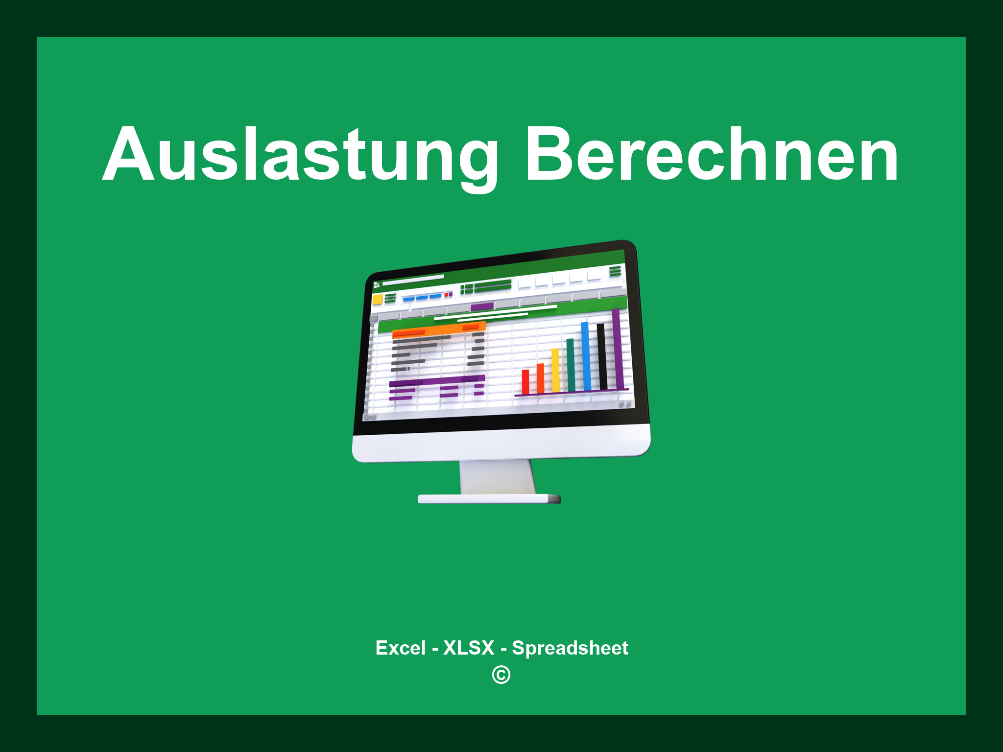 Auslastung Berechnen Excel