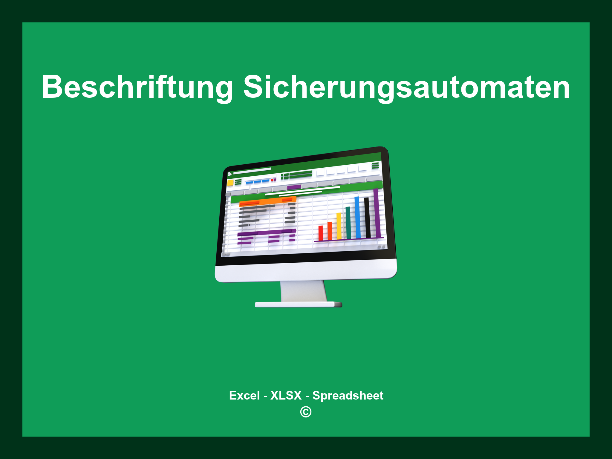 Beschriftung Sicherungsautomaten Vorlage