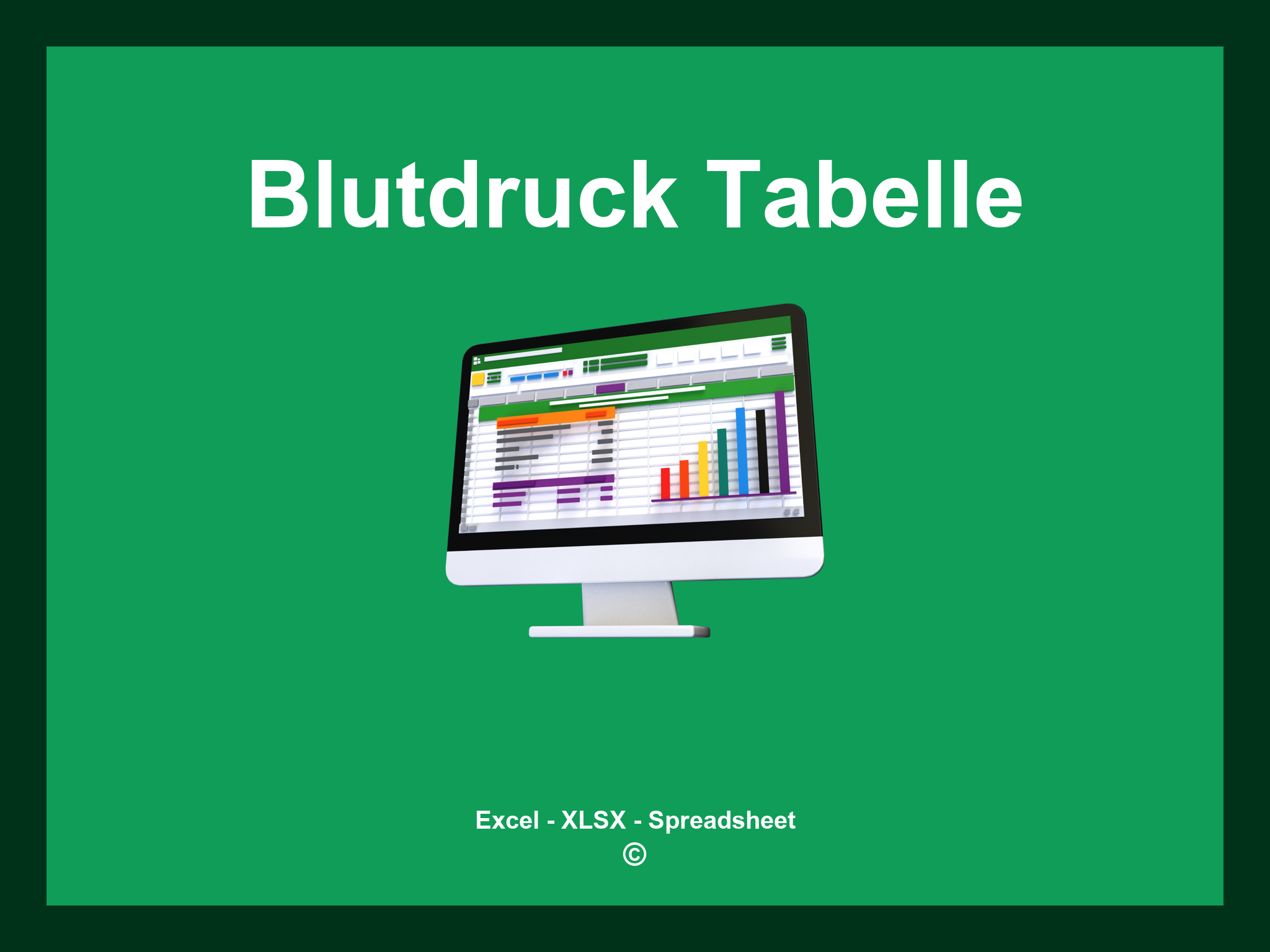 Blutdruck Tabelle Excel
