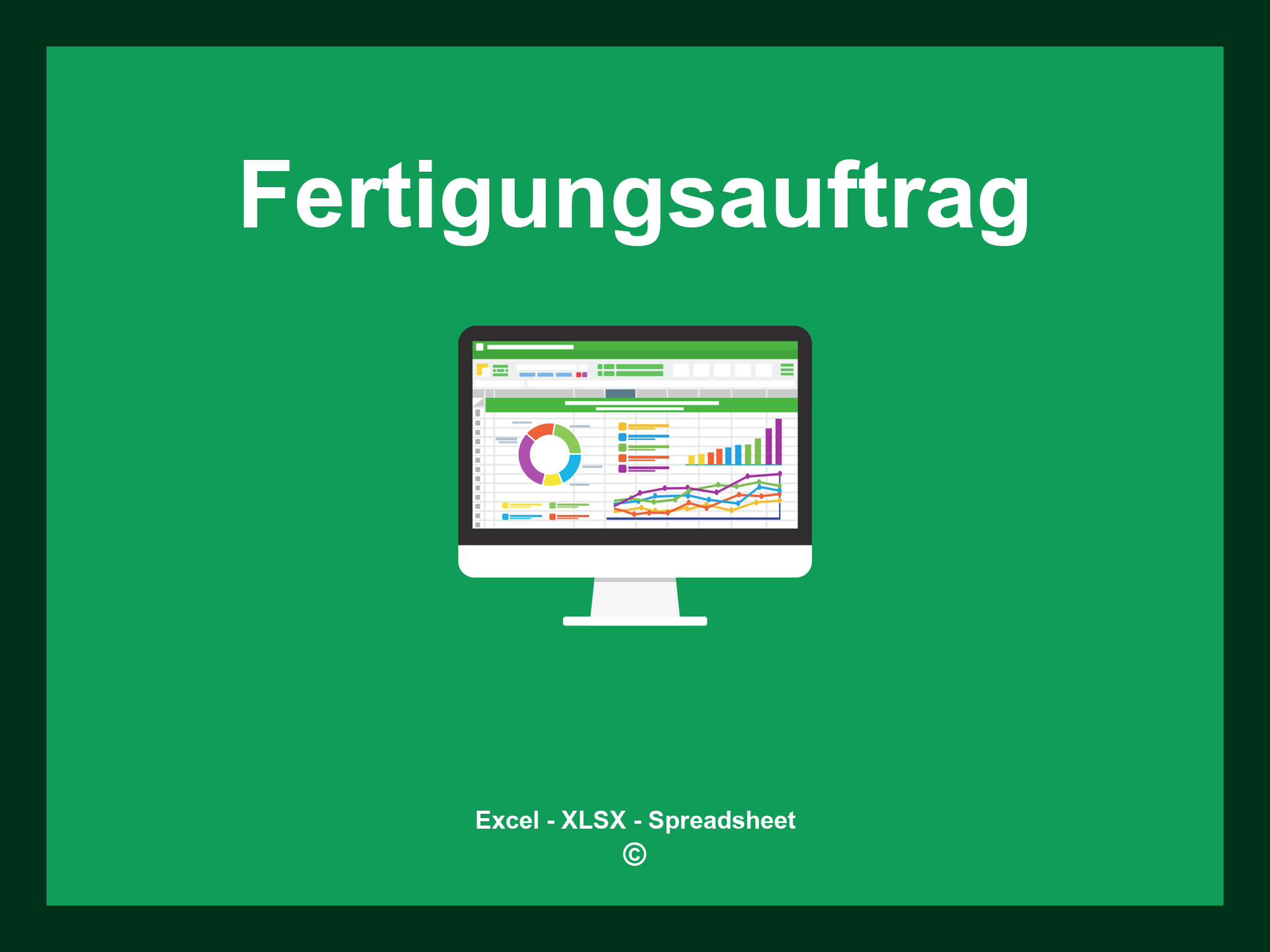 Fertigungsauftrag Vorlage