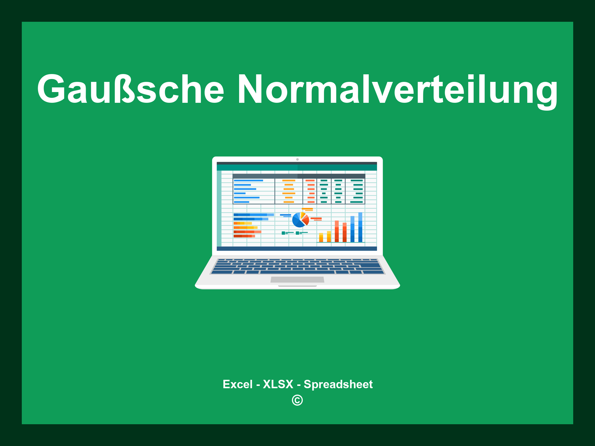 Gaußsche Normalverteilung Excel