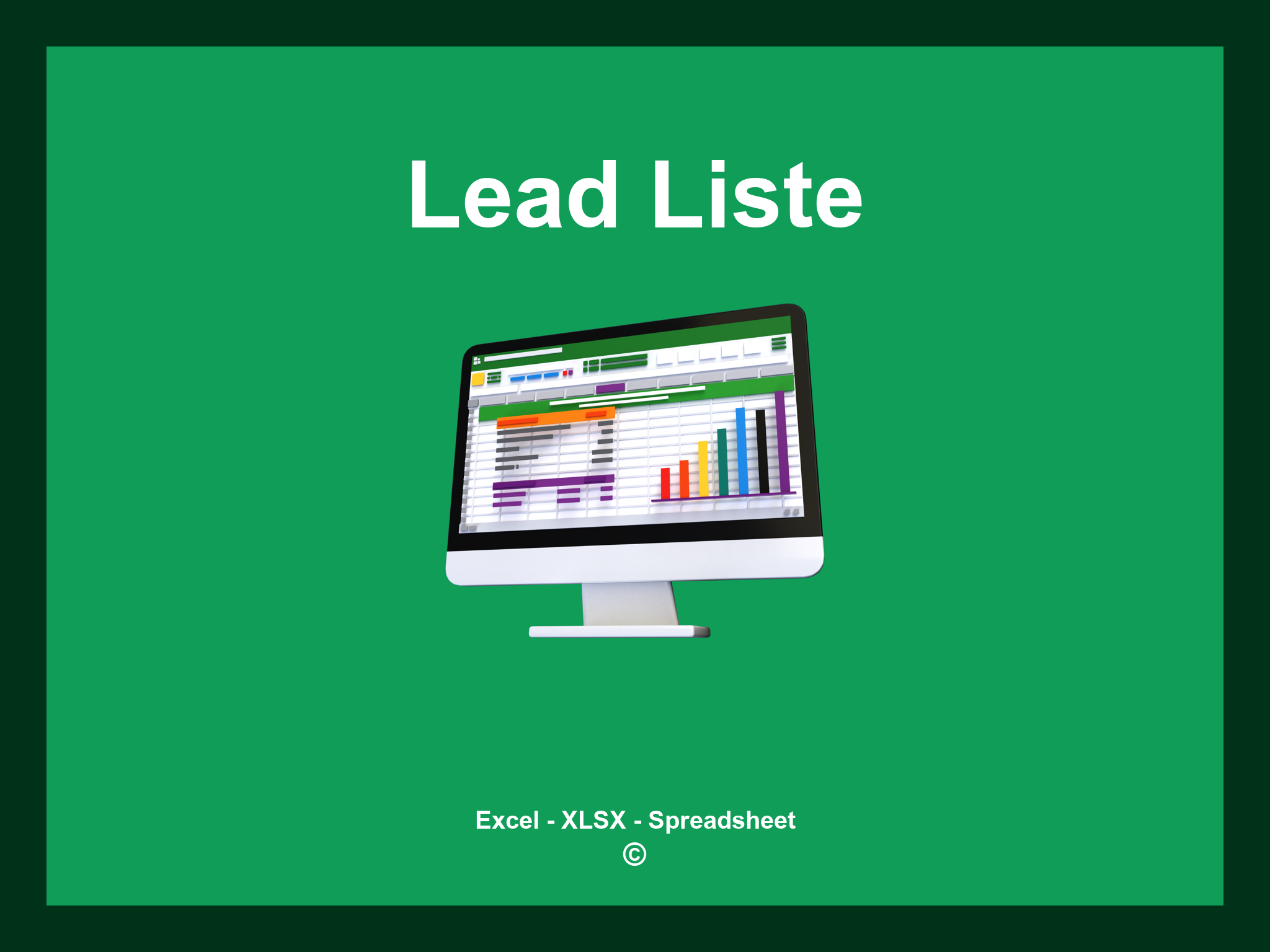 Lead Liste Excel Vorlage