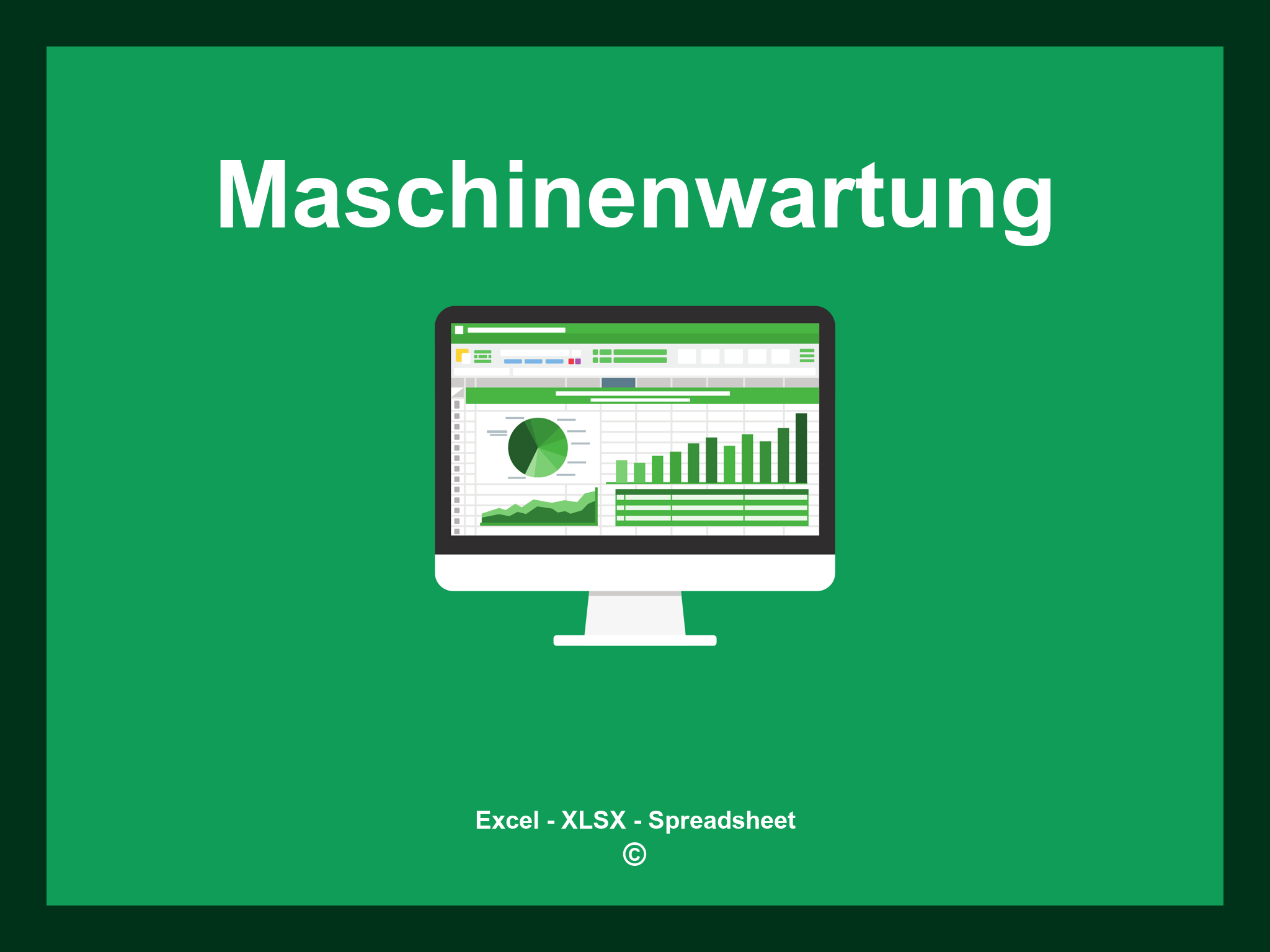 Maschinenwartung Vorlage