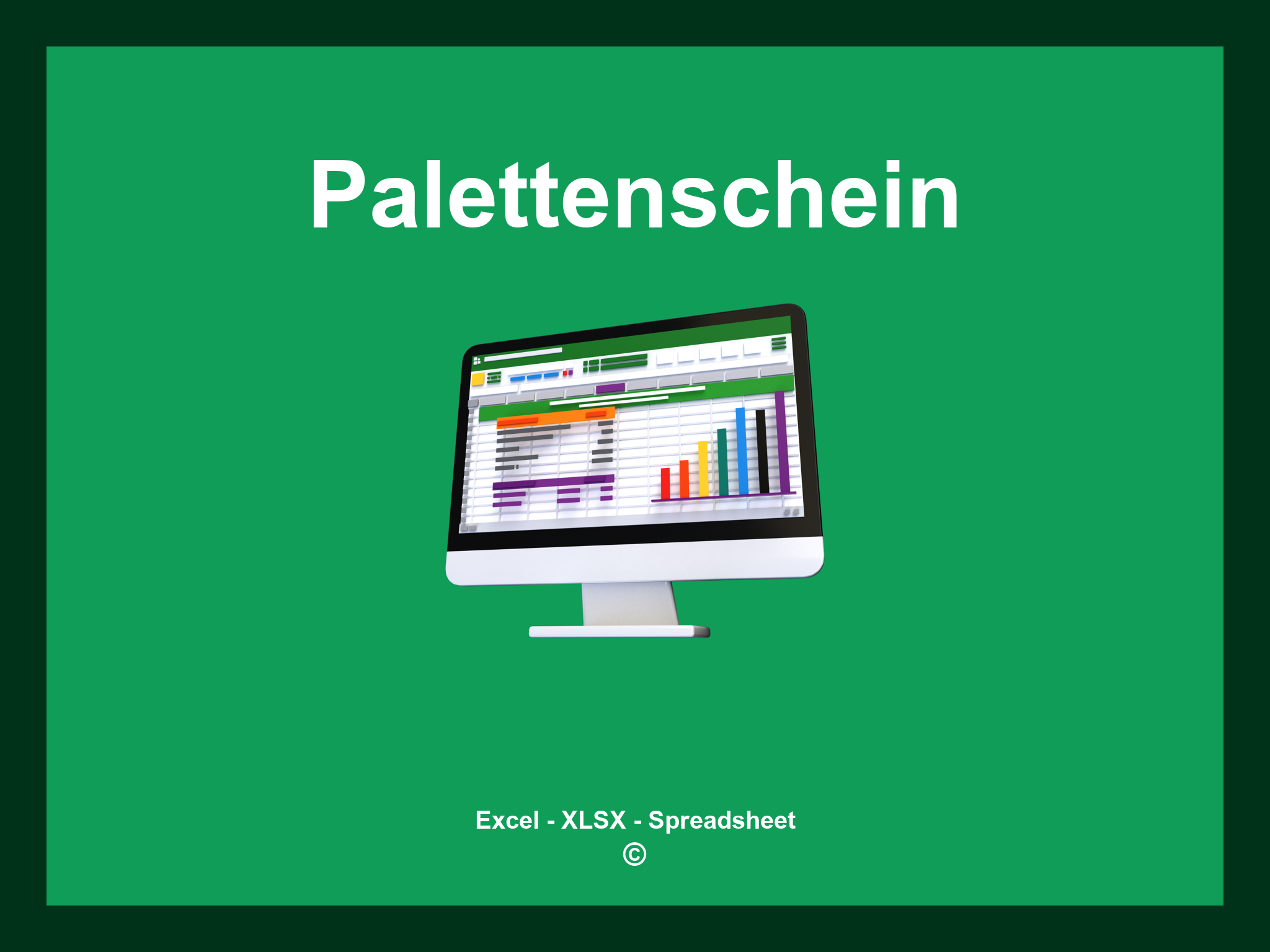 Palettenschein Vorlage Excel