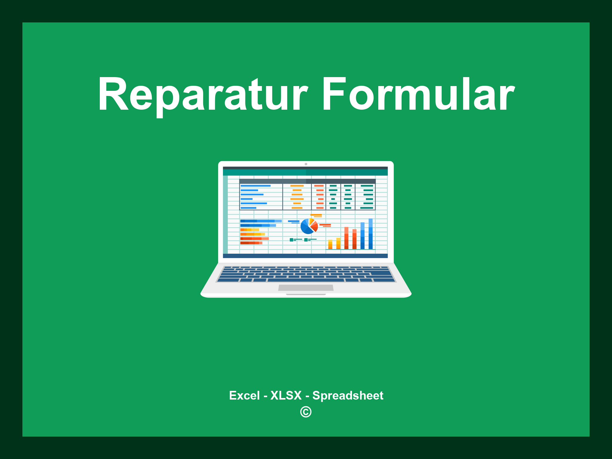 Reparatur Formular Vorlage