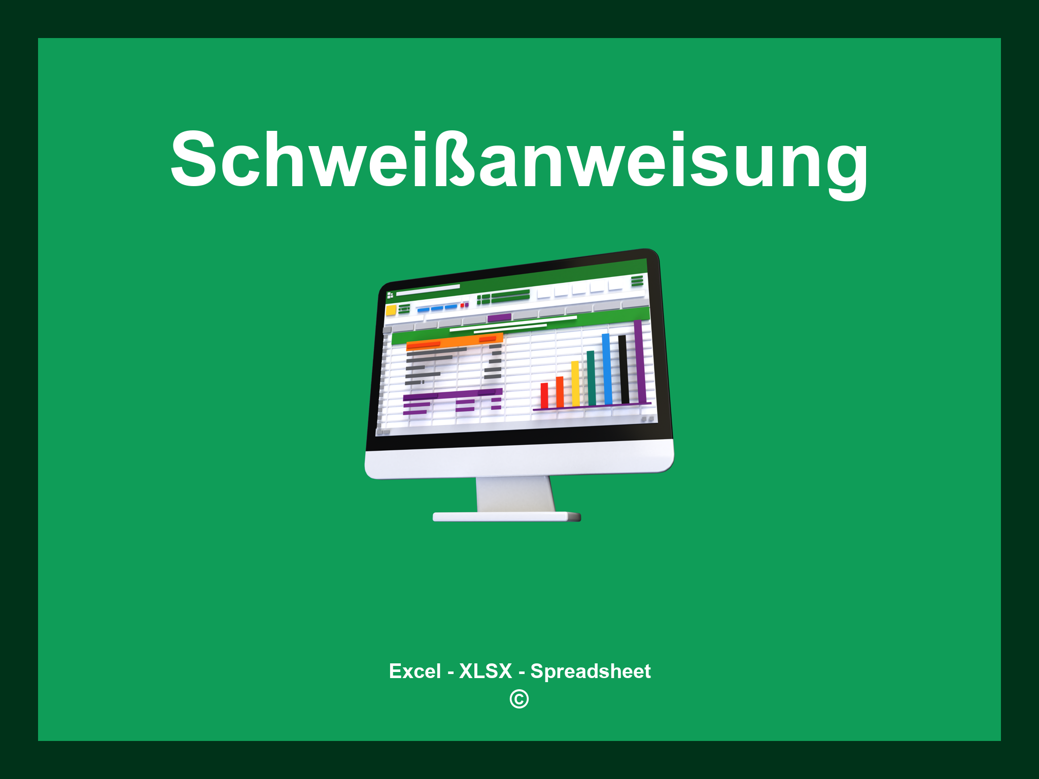 Schweißanweisung Vorlage Excel